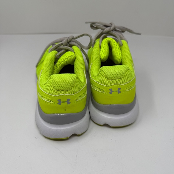 Under Armour Women's Micro G II Pulse Low Top Running Athletic Sneakers Neon 6 - Picture 4 of 5